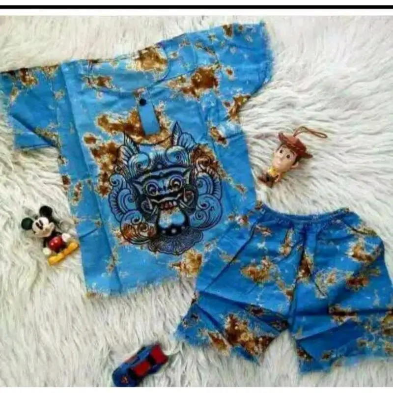 Setelan Barong Bali Anak Laki-Laki dan Perempuan A Aoya - 3 Pcs Fashion 3