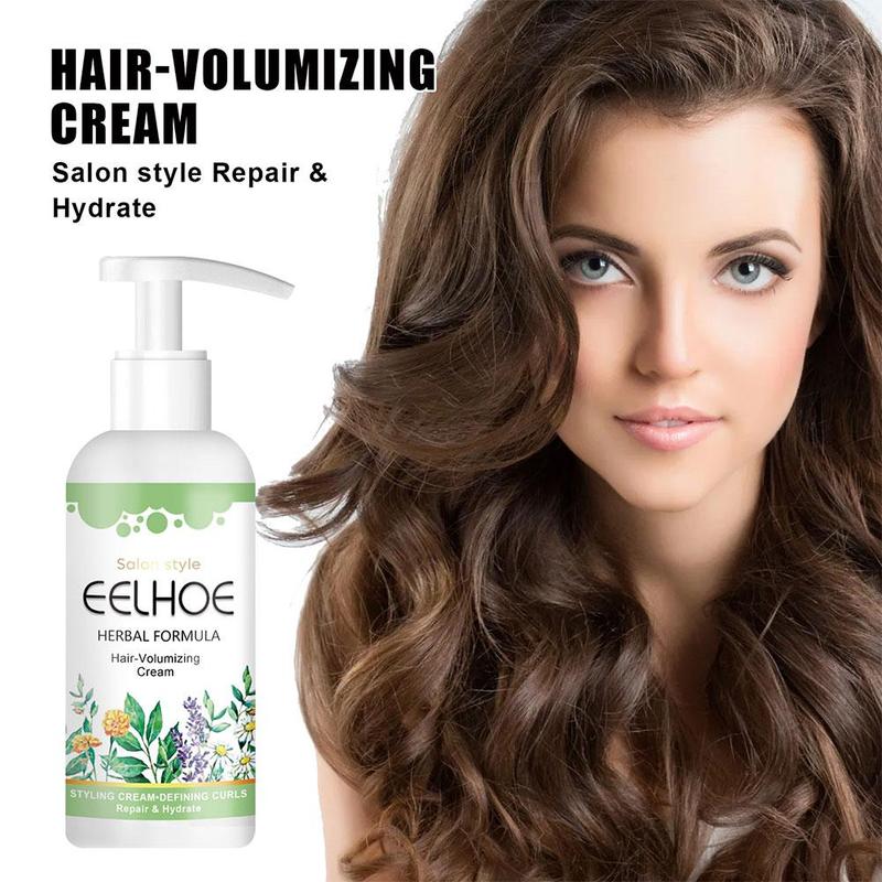 Product Introduction of Curly Hair Volumizing Cream,Styling Essence, Curl Defining Style Repair Hair Frizz, Curl Gel U0R4 18