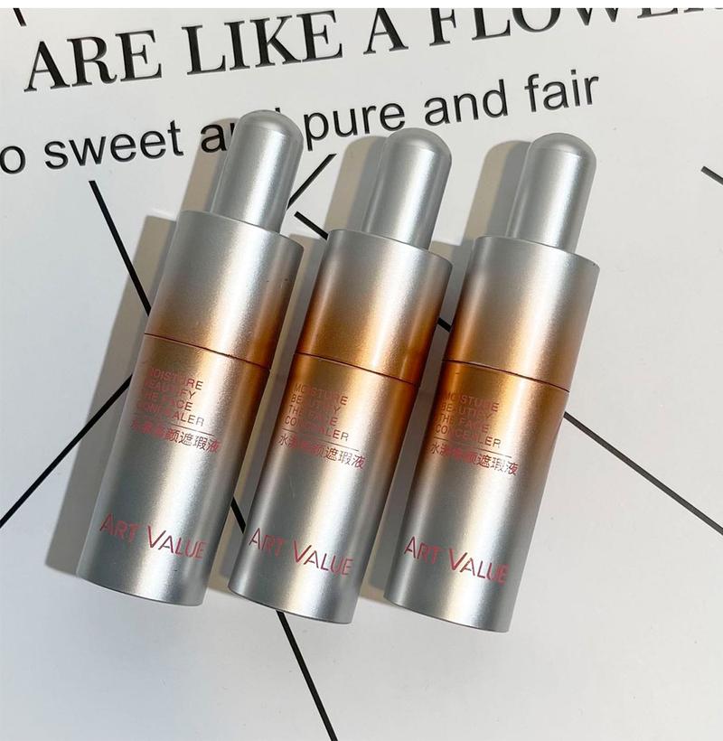 Product Introduction of Art Value Aqua Correcting Concealer Liquid Texture Moisturizing Skin-Friendly Delicate Non-Cakey Brightening Nude Makeup Versatile 20