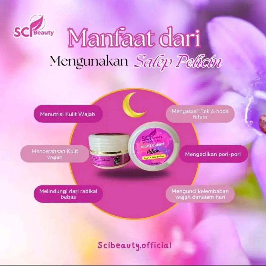 NIGHT CREAM PELICIN SCI BEAUTY BY BERBIE BEAUTY