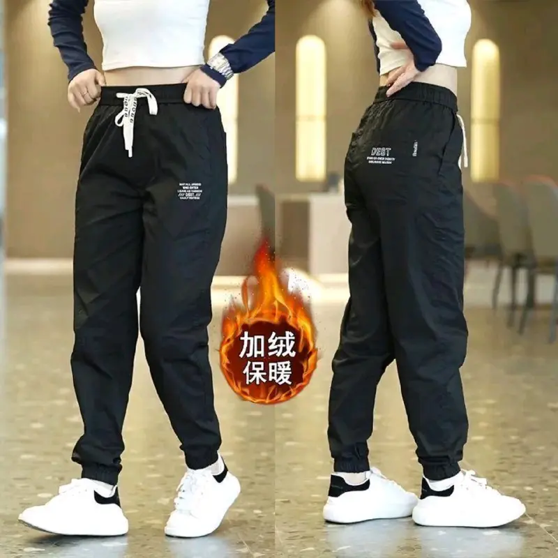 Quần kaki Nam - Nữ thể thao ,Form rộng bo chun ,quần boom  phong cách basic hàng QC 4