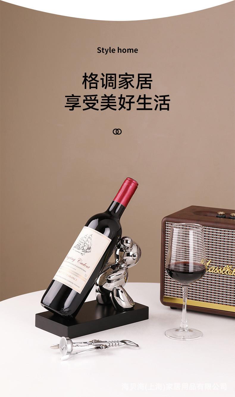 Product Introduction of Dining Table Wine Glass Holder Wine Rack Wine Cabinet Home Decoration Desktop Decoration Light Luxury Living Room TV Cabinet Creative Furnishings 1