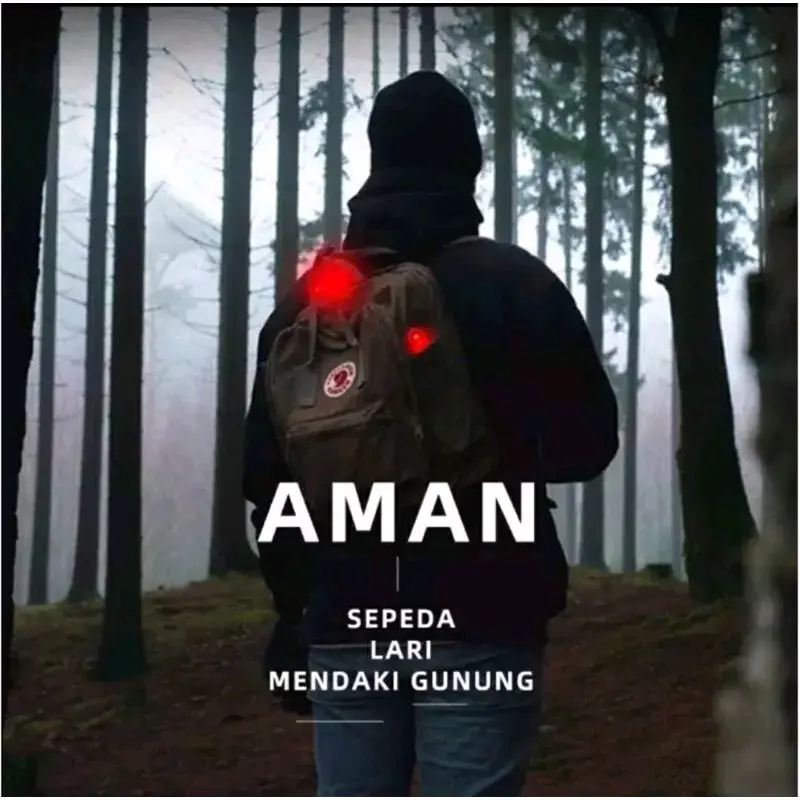 LAMPU SEPEDA BISA DI CAS ISI ULANG RECHARGABLE OUTDOOR 3
