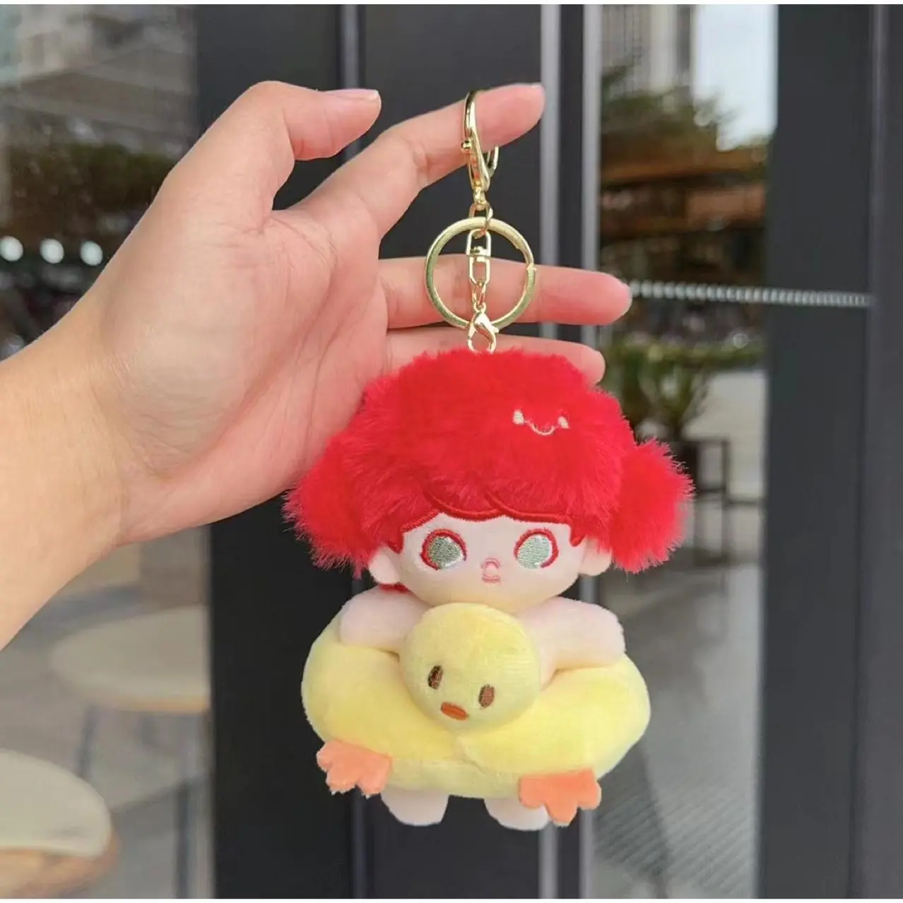 Mặt Dây Chuyền Búp Bê Bông, Phong Cách Hoạt Hình, Búp Bê Trẻ Em Dễ Thương, Búp Bê Nhồi Bông Thích Hợp Cho Học Sinh Và Cặp Sách, Đồ Trang Trí