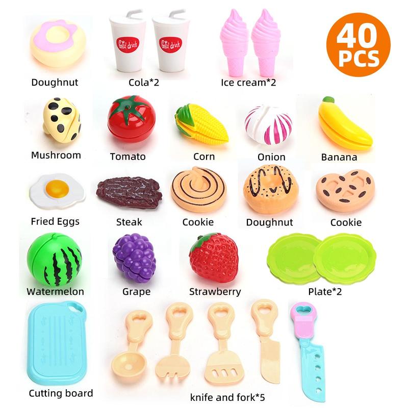 Random Color Simulated Food Toy, Pretend Play Food Toy, Kitchen Accessories, Fine Motor Skills Toy, Preschool Accessories, Kids Toys 5