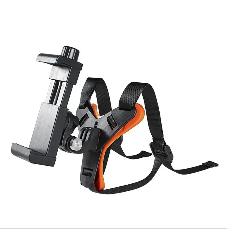Mount Gắn Cằm Lắp Gopro Kẹp Điện Thoại Nón FullFace Phụ Kiện Camera 2
