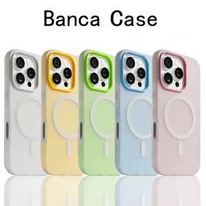 เคส iPhone 16 Dopamine Jelly แม่เหล็ก ขายดี เข้ากันได้กับ Apple 15 ดีไซน์ด้านที่เรียบง่าย กันกระแทก เหมาะสำหรับเคสโทรศัพท์ 14 สายชาร์จ กล้อง ดิจิตอล