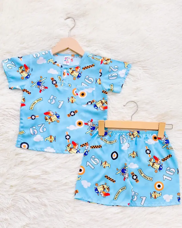 [COMBO 5] Đồ Bộ Tay Ngắn, Quần Ngắn Dành Cho Bé Trai Hoạt Hình (Size 3 - Size 12) Vải Co Giãn, Chất Vải Mịn Đẹp - BT1 3