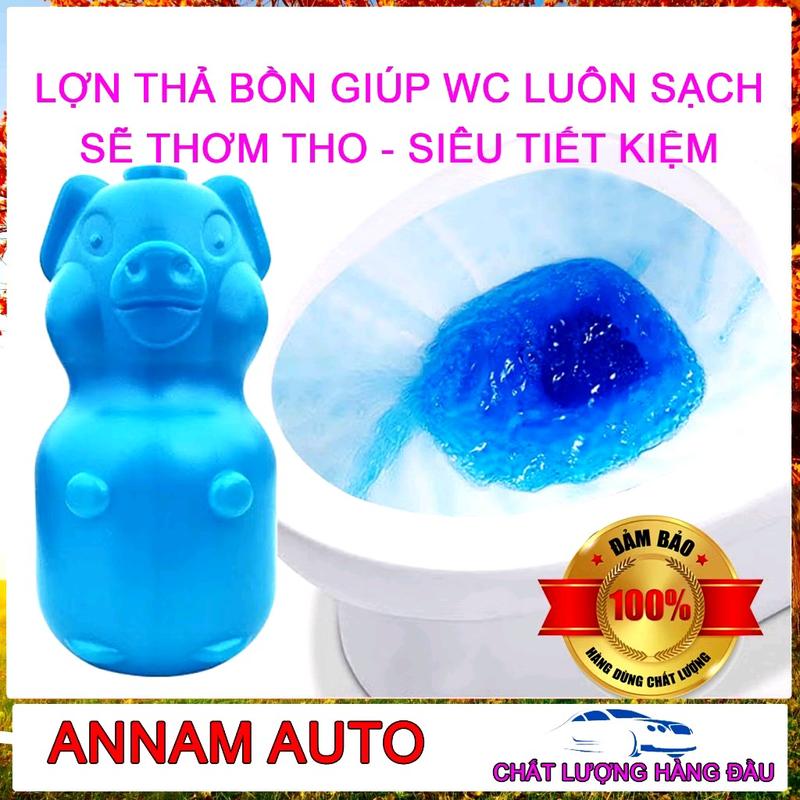 Combo 10 Lọ Thả Bồn Cầu Hình HEO/GẤU, Diệt Khuẩn Khử Mùi Tẩy Sạch Các Mảng Bám,Lưu Hương Thơm Dài Lâu 4