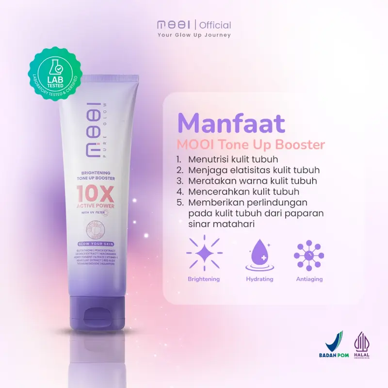 MOOI Brightening Tone Up Booster Body Lotion 2
