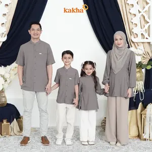 Kakha x Alyssa Soebandono - Sarimbit Keluarga Rafah (B) / Baju couple keluarga / Sarimbit Keluarga / Baju muslim couple