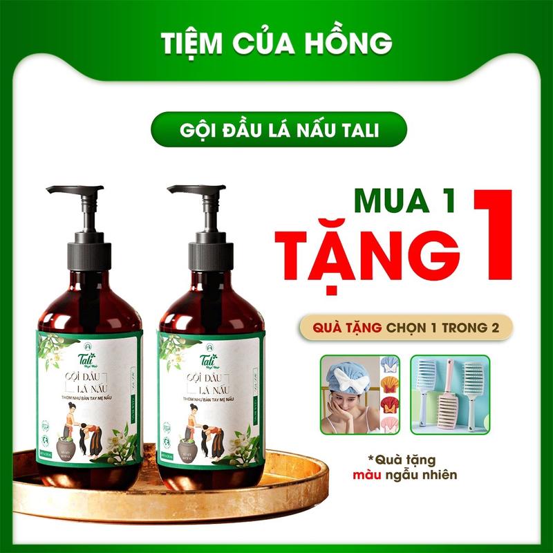 Combo 6 chai DẦU GỘI ĐẦU LÁ NẤU TALI giảm rụng tóc ,  Chăm Sóc Tóc
