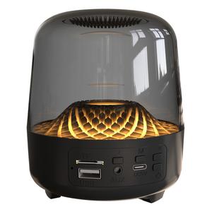 【迅速配送】Harman Kardon Aura Studio 4 Bluetoothスピーカーワイヤレススピーカー透明なドーム手頃な価格の高級スピーカーミニ便利なハイファイスピーカー