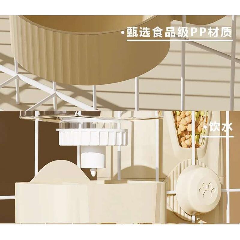 Product Introduction of Cat Automatic  Pet Cup Cage Hanging Dog Dispenser Feeding Water Non-wet Mouth 13