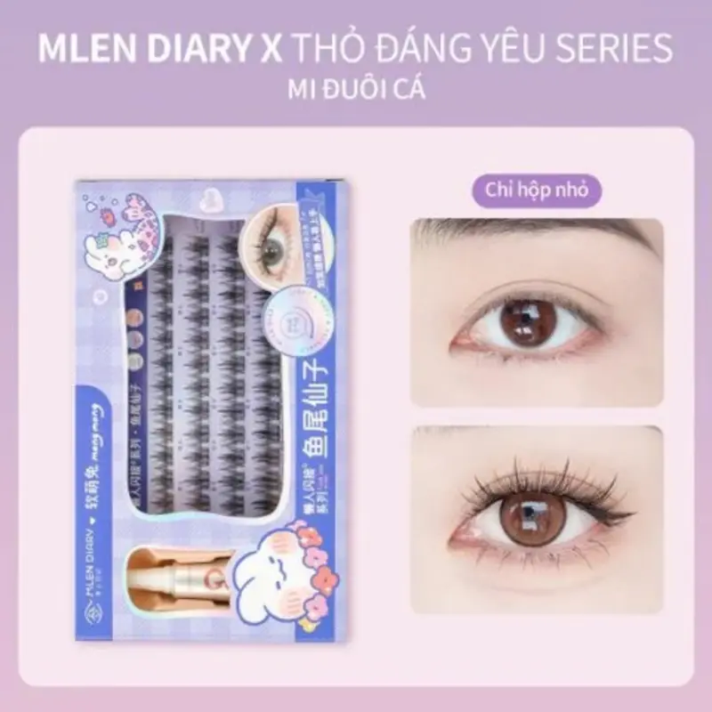 [NHỎ] Mi Giả Make Up Mắt Mlen Diary Các Loại Nữ Women 4