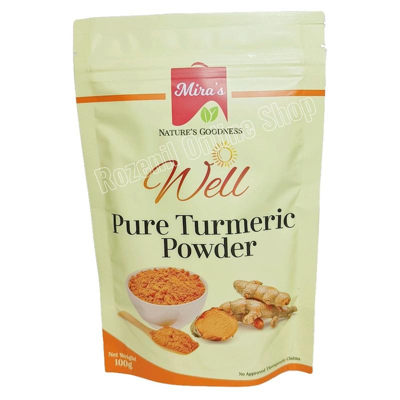 Pure Turmeric 100g Miras Natures Well 100g Powder Spice Flavor - TikTok ...
