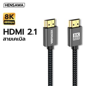HENSAWA รุ่น VC528/529/530 สาย HDMI To HDMI 2.1 8K 60HZ 48Gbps ตัวผู้ เป็น ตัวผู้ อะแดปเตอร์ HDMI ความเร็วสูง สําหรับ PC&TV