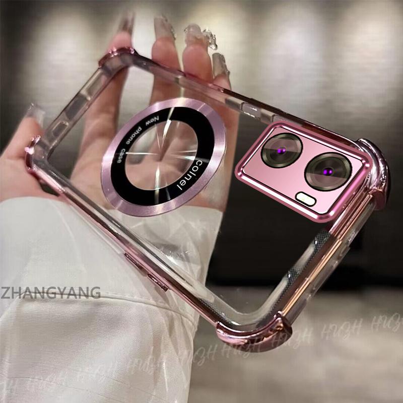 Casing Transparan Airbag Anti Guncangan Untuk OPPO A57 4G 2022 A77 A77s 4G Case OPPO A77 5G 2022 TPU Soft Silikon Empat Sudut Shockproof Phone Cover Magnetic Penutup Telepon Casing Transparan Airbag Anti Guncangan Untuk OPPO A57 4G 2022 A77 A77s 4G Case OPPO A77 5G 2022 TPU Soft Silikon Empat Sudut Shockproof Phone Cover Magnetic Penutup Telepon