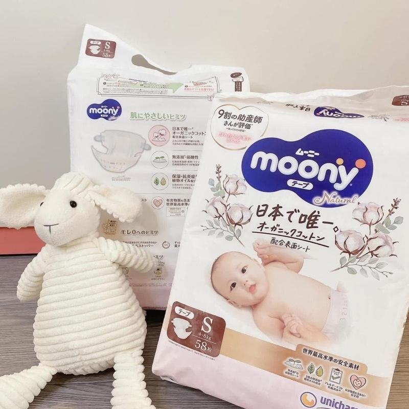 Bỉm Moony trắng Nội địa Nhật