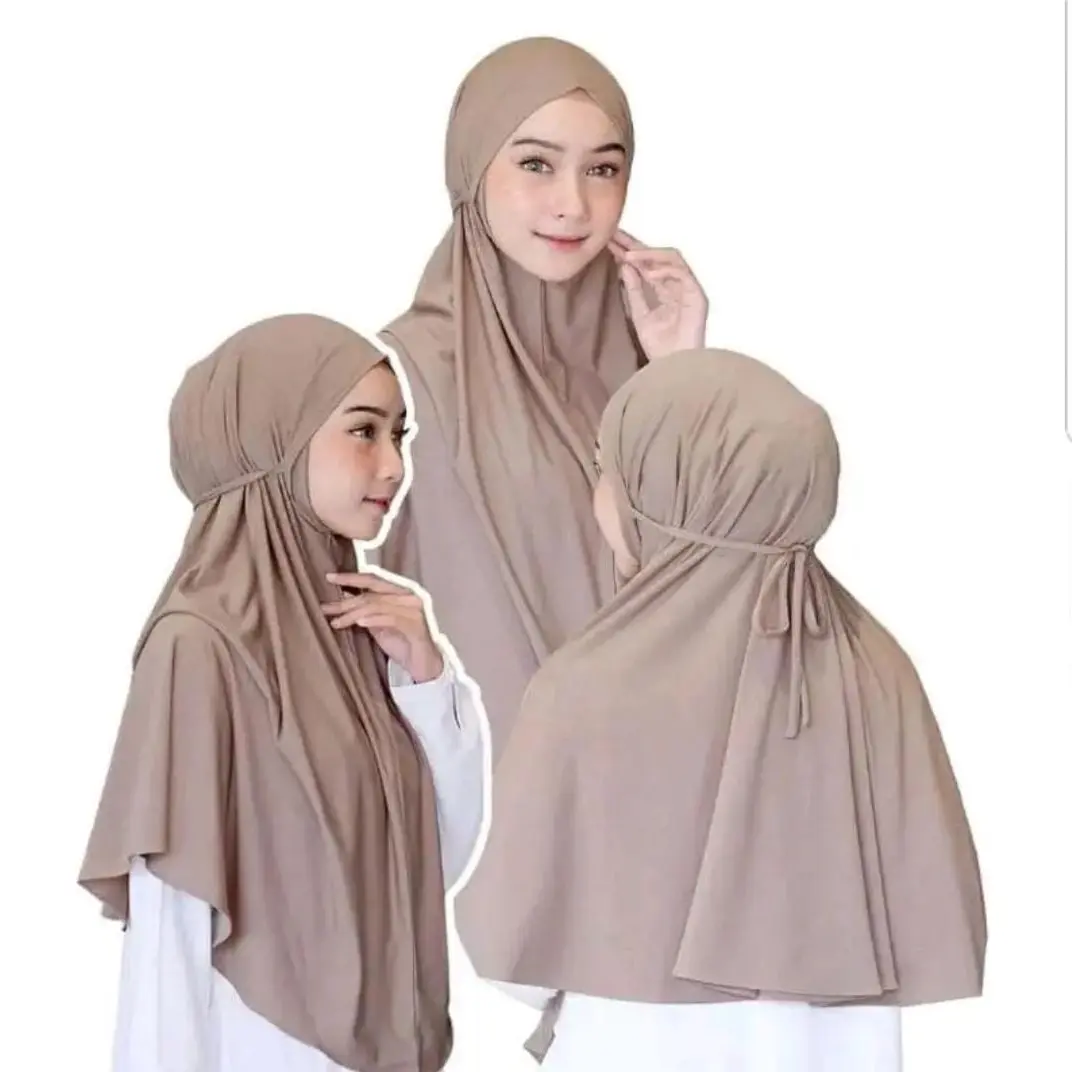 Bergo Maryam Tali bahan Jersy Premium