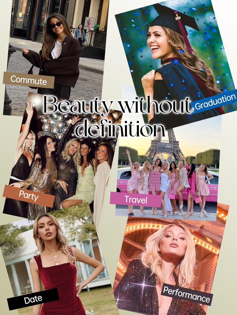 Product Introduction of 30 Inch Long Ombre Blonde Wavy Wigs for Women, Gorgeous Fluffy Wigs with Bangs, Synthetic Full Machine Wigs for Party, Daily Use 8