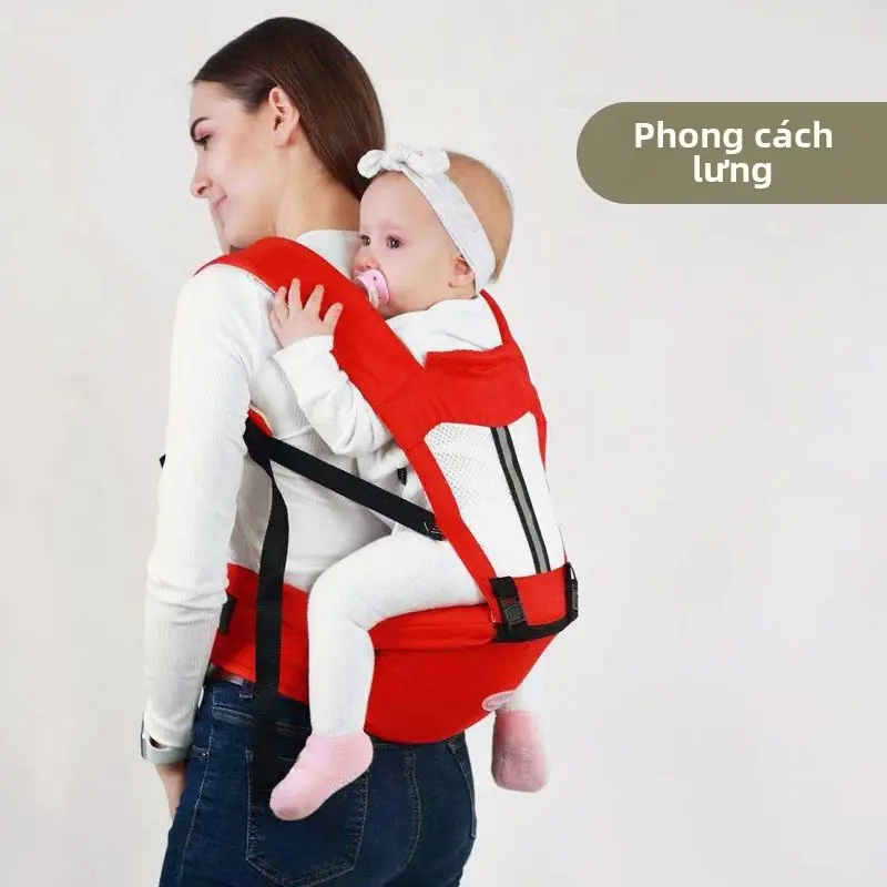Địu Em Bé Đa Năng, Địu Em Bé Địu Trước Và Sau, Địu Em Bé Chống Mồ Hôi, Thoáng Khí Và Thoải Mái, Thích Hợp Cho Tất Cả Các Mùa, Địu Em Bé Chống Đau Lưng, Lý Tưởng Cho Trẻ Sơ Sinh, Sử Dụng Kép, Mang Theo Trẻ Em địu  bé  từ  0  đến  36  tháng địu  vải 4