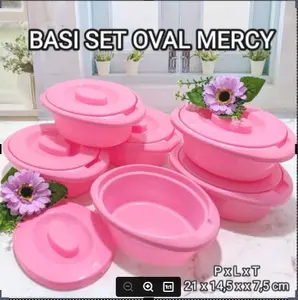 Basi prasmanan 6pcs oval Calista lotus mercy bagus