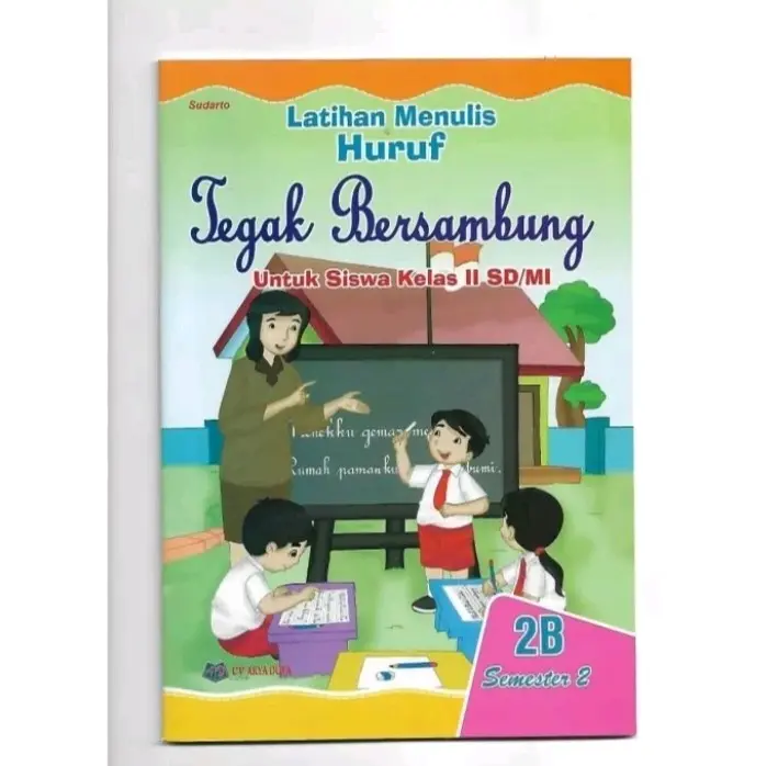 harga satuan buku latihan menulis huruf Tegak bersambung untuk kelas 1,2,3 semester 1 dan 2 penerbit Arya duta 4