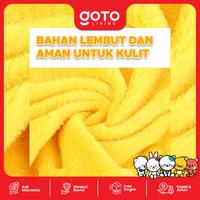 Gambar (Best Offer) Goto [COD] Kyowo Blanket Baby Handuk Selimut Bayi Bulu Tebal Karakter Lucu - ELEPHANT BLUE dari Goto Living Kota Tangerang 5 Tokopedia