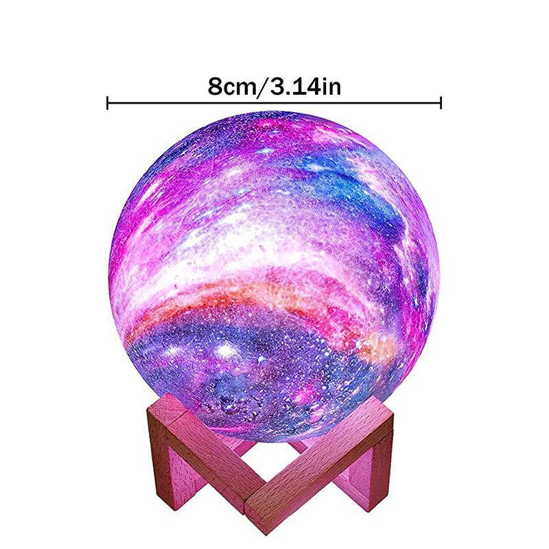 Galaxy Starry Sky Creative Night Lamp, USB Rechargeable LED Starry Sky Remote Controlled Aurora Light, Multicolor Starry Sky Night Light For Bedroom Decor 1