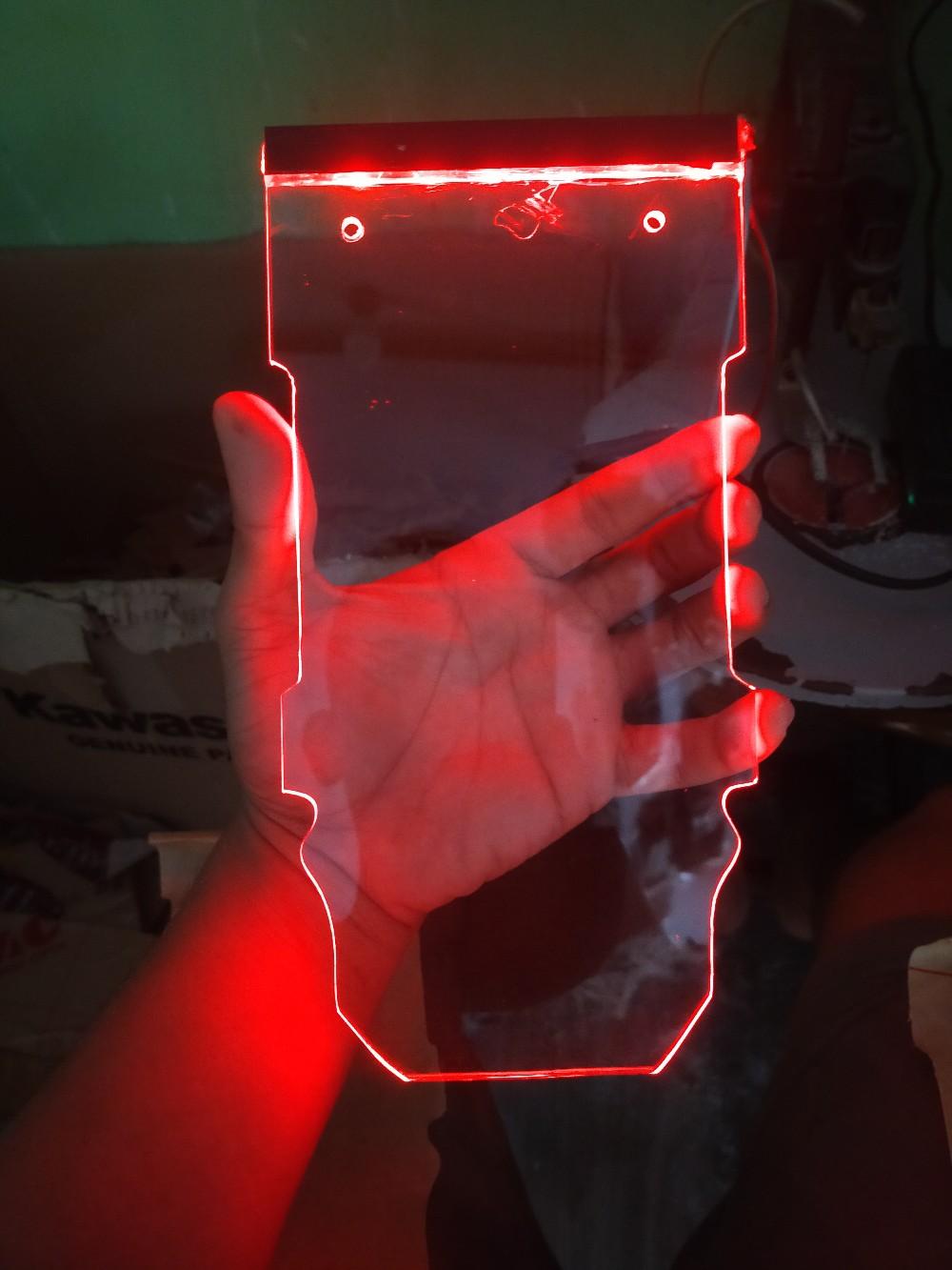 akrilik mudflap penahan lumpur vixion