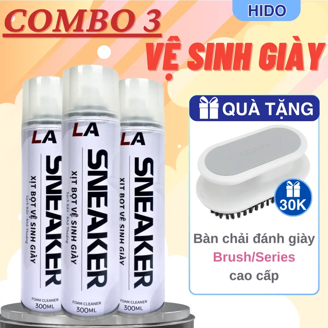 Bình Xịt Vệ Sinh Giày Sneaker, Bản Nâng Cấp, Bình Xịt Bọt Tuyết Giặt Khô Giày, Vệ Sinh Giày Dép Sneaker Cao Cấp