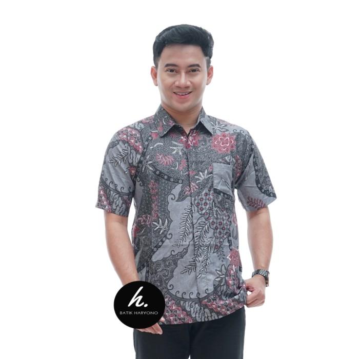 Baju Kemeja Batik Pria Hem Lengan Pendek Dewasa Murah Kondangan 2