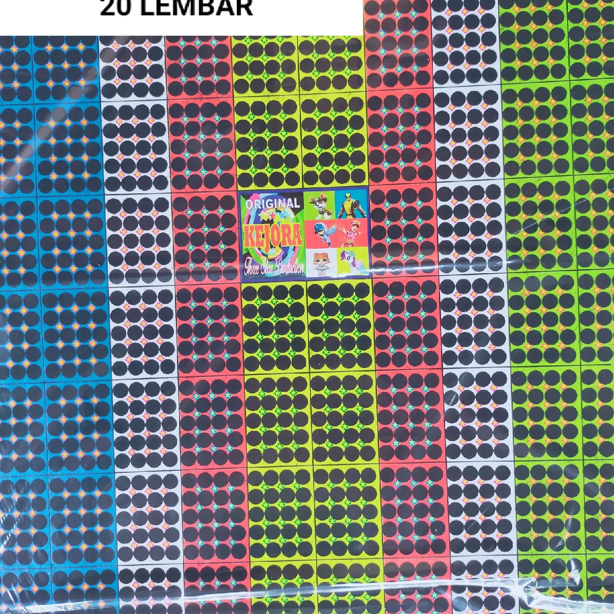 GOSOK GOSOK BOM TENGKORAK BERMEREK KEJORA 20LEMBAR TERMURAH TITIK 20 NON BLOK