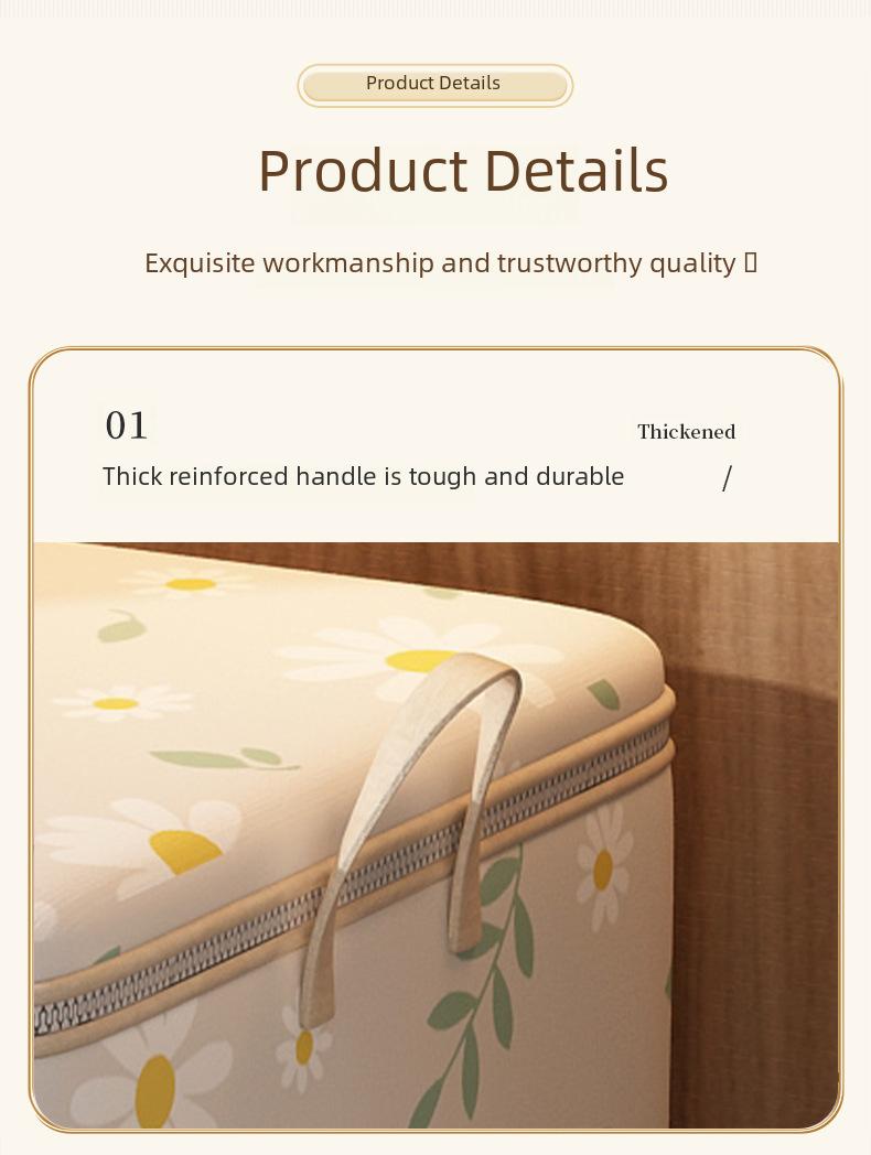 Product Introduction of Large Capacity Buggy Bag Household Moving Packing Bags Quilt Clothes Sorting Box for Collection Wardrobe Portable Pouch Buggy Bag spongeholder 9