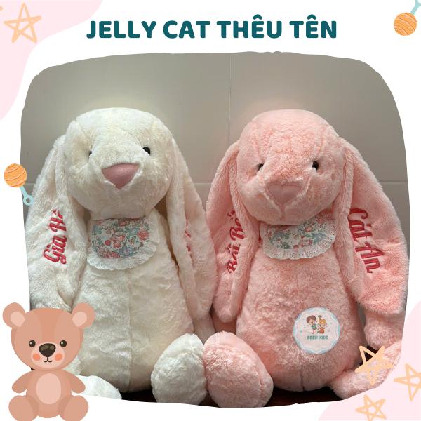   Free thêu tên + Tặng Yếm  Thỏ JellyCat LikeAuth  có tag Jellycat  Thêu Tên Theo Yêu Cầu dễ thương cute thêu tên ý nghĩa tặng người thương-  Hàng QC cao cấp  