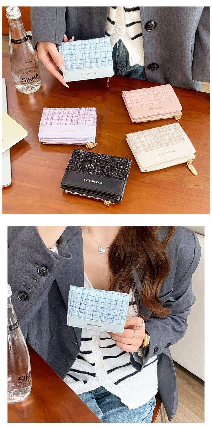 Product Introduction of [In Stock] Women's Wallet, Coin Purse, Card Holder, Leather Material, Fashion, Versatile, Casual 10