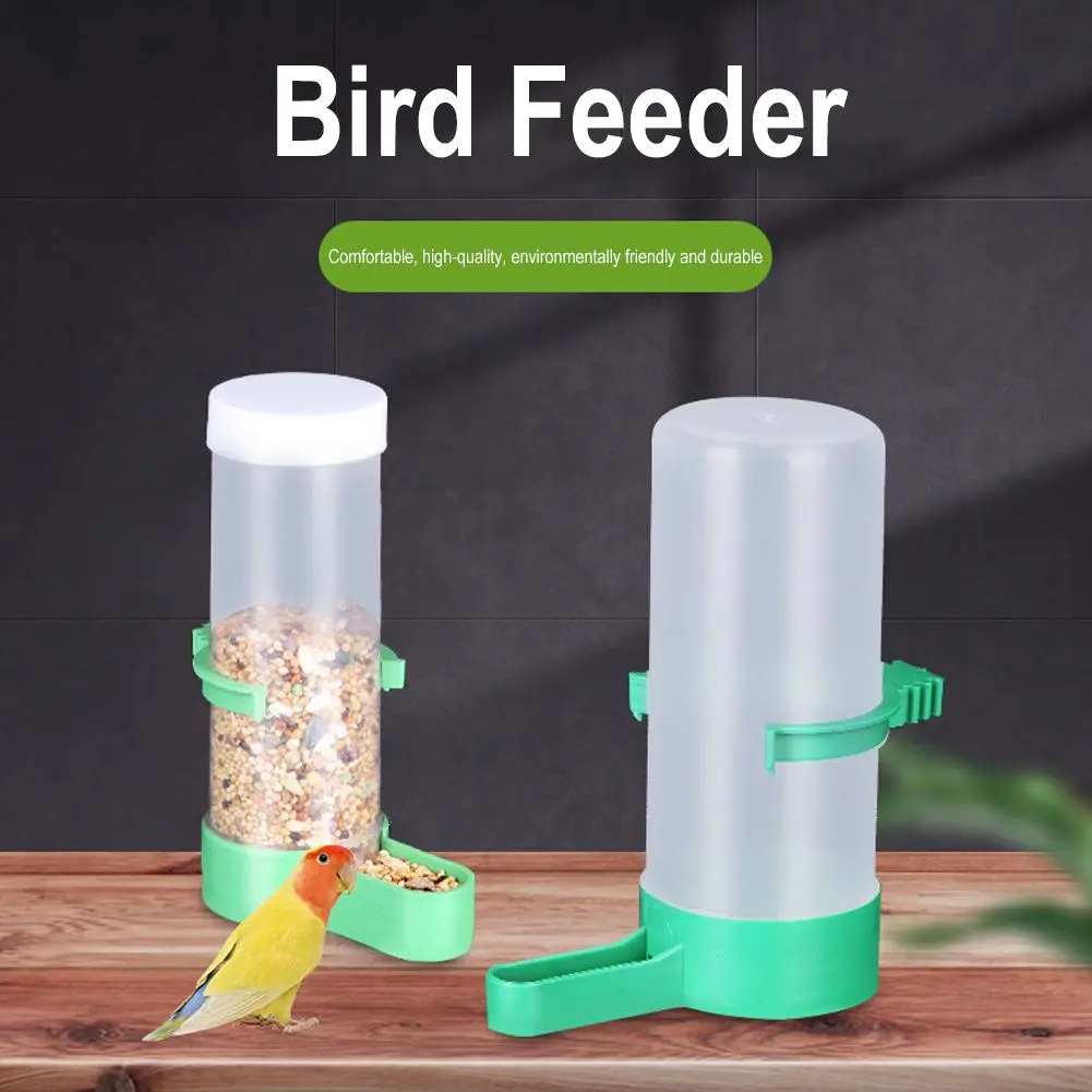 Bird Feeder Water Drinker Automatic Drinking Fountain Pet Parrot Cage Bottle Drinking Cup Bowls Pet Bird Supplies Dispenser