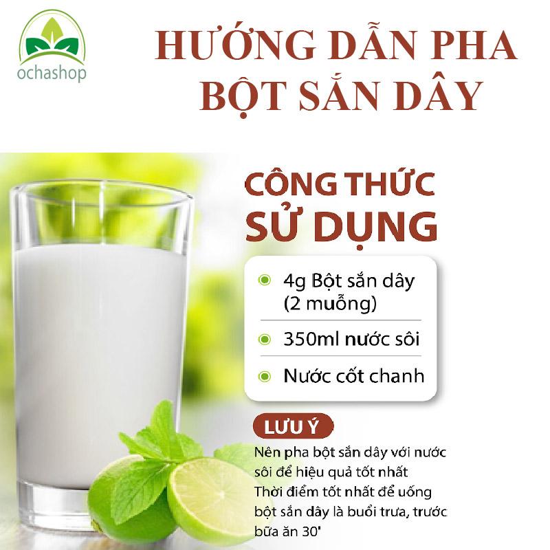 Bột Sắn Dây Ta Nguyên Chất Gói 100Gr OCHASHOP 2