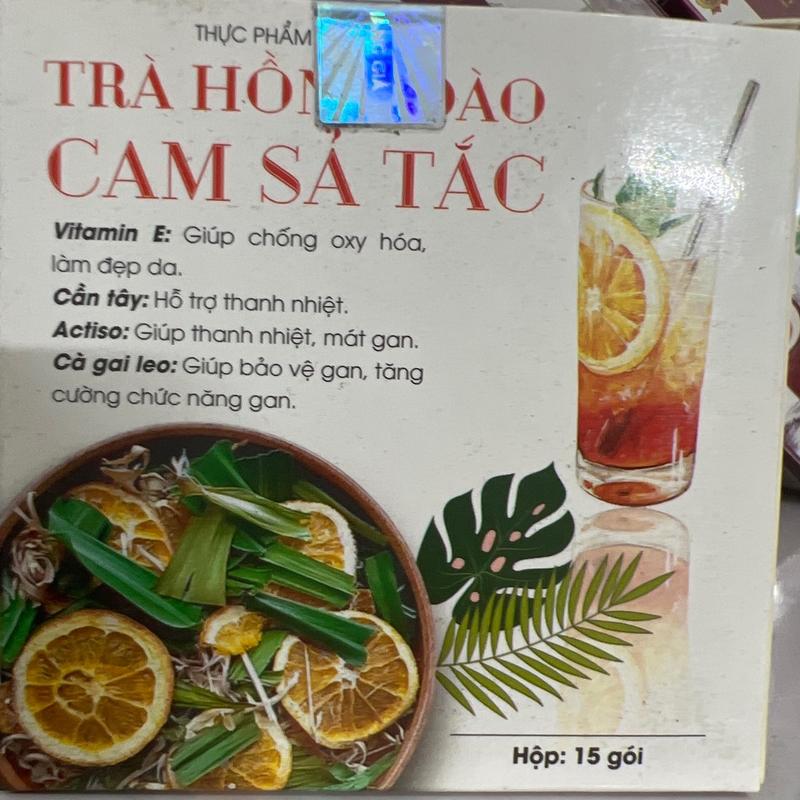 Hộp Trà Hồng Đào Cam Sả Tắc bán lẻ