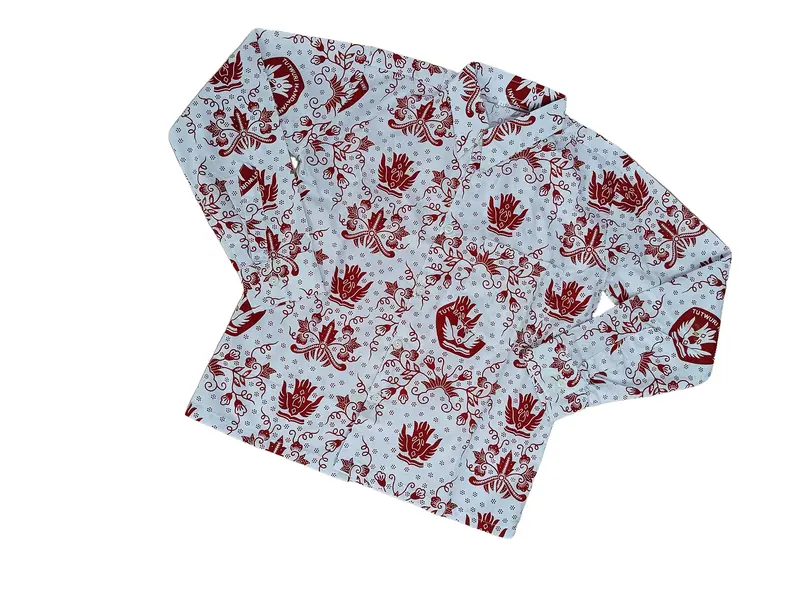 Baju Batik Sekolah Lengan Panjang Motif Tutwuri Handayani Sd Kelas 1-6 Fashion 0