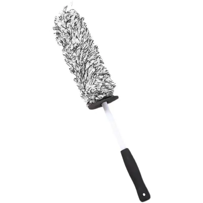Car Wheel Cleaning Brush, Car Wheel Cleaning Tool with Non-slip Handle, Professional Car Wash Accessories 0