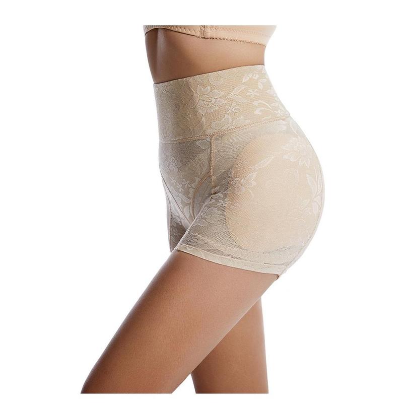 Phụ nữ Đồ lót có đệm ren Quần lót có đệm Định hình Đồ lót ren thoáng khí Quần lót cạp cao Magnum bọt biển Nâng định hình 4