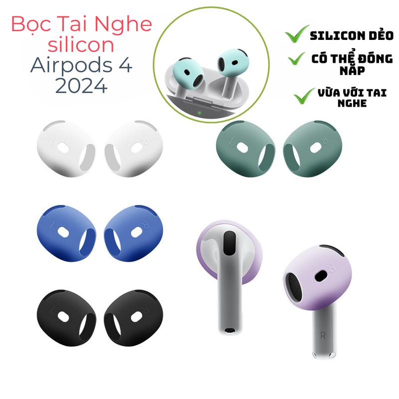 Bộ 2 Miếng Bọc Tai Nghe Silicon Cho Airpods1/2/ Airpods Pro/ Airpods 3/ Airpods…