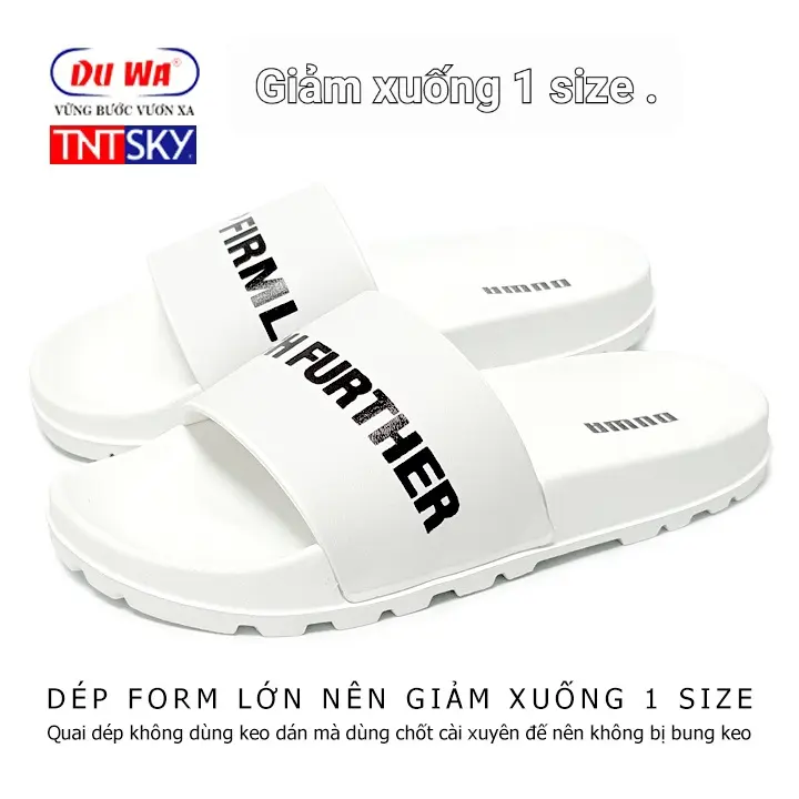 dép quai ngang chữ STEP FIRMLY ... 7