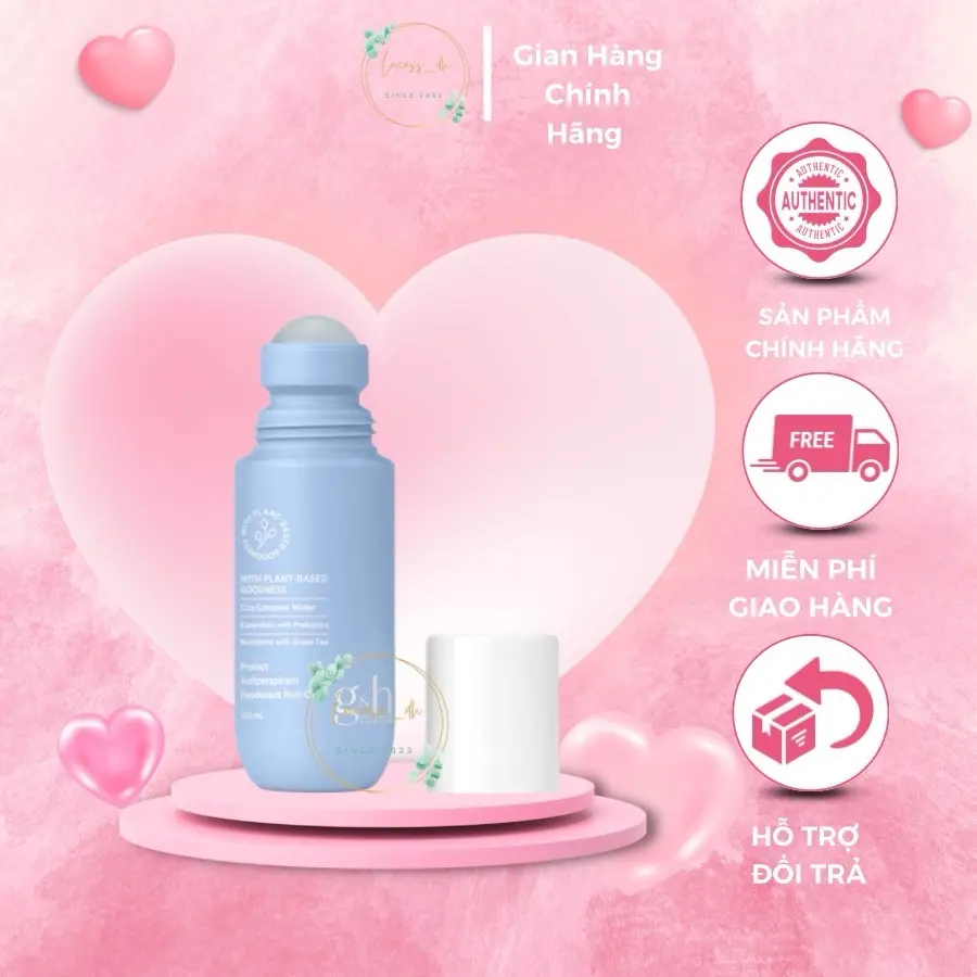 Lăn Khử Mùi G&H AMWAY Giảm Tiết Mồ Hôi 48 Giờ - Chiết Xuất Trà Trắng, Muối Khoáng và Việt Quất Đen