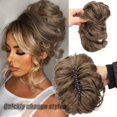 Messy Bun Tutorial Medium Long Hair TikTok Shop