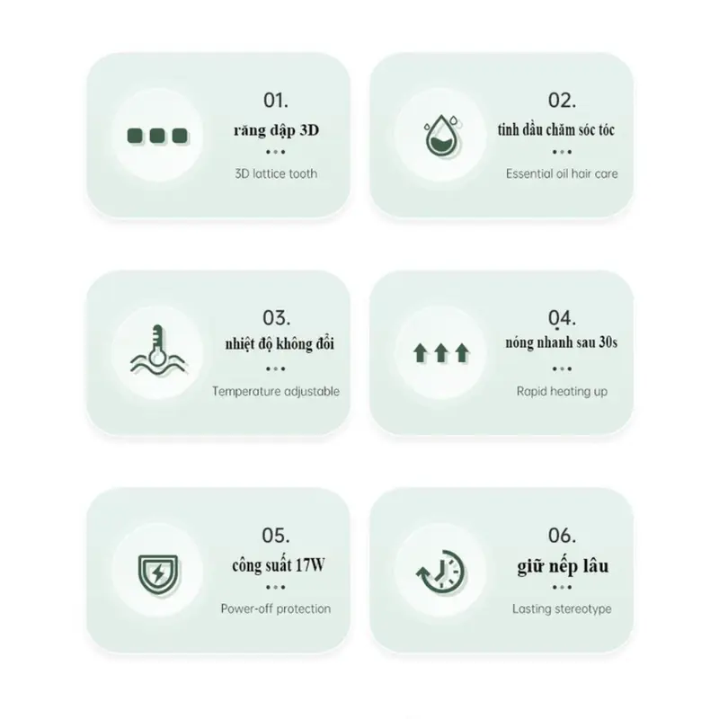 Máy dập phồng chân tóc mini TOP BEAUTY VN 3