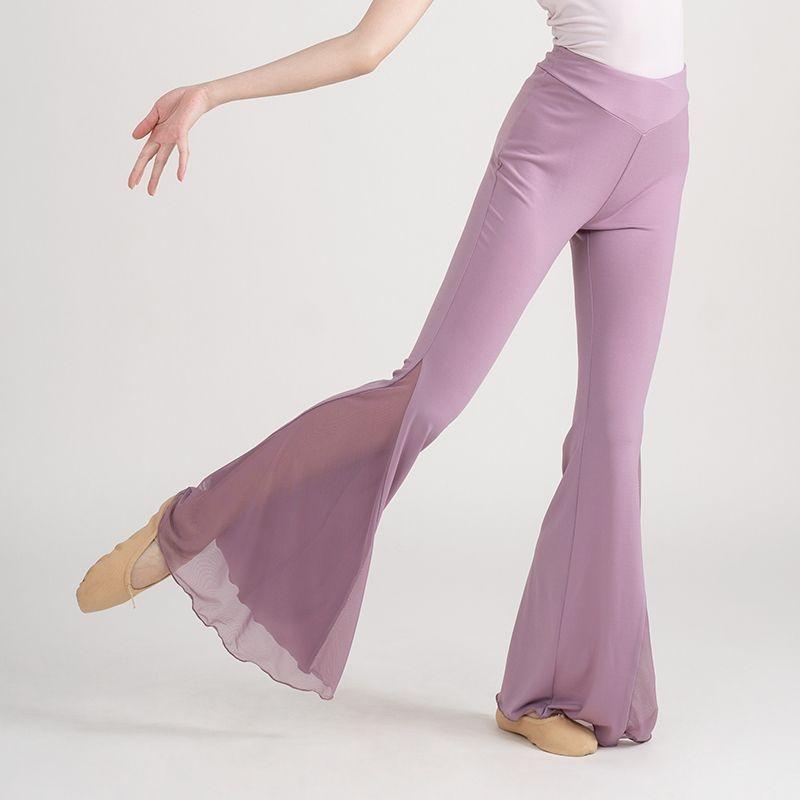 Quần Dài Tập Yoga Nữ, Hàng Mới Về Mùa Hè, Nhẹ Và Thanh Lịch, Chất Liệu Lưới, Thiết Kế Chéo Viền Quần, Bó Sát Bụng, Quần Ống Loe, Thích Hợp Cho Khiêu Vũ Cổ Điển Và Yoga, Cũng Thích Hợp Cho Thể Thao 1