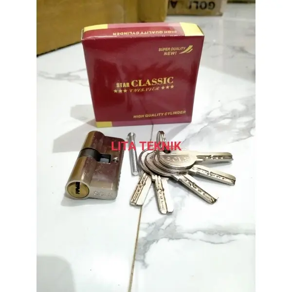 Isi silinder kunci pintu besar computer 5 key cylinder  kunci  pintu